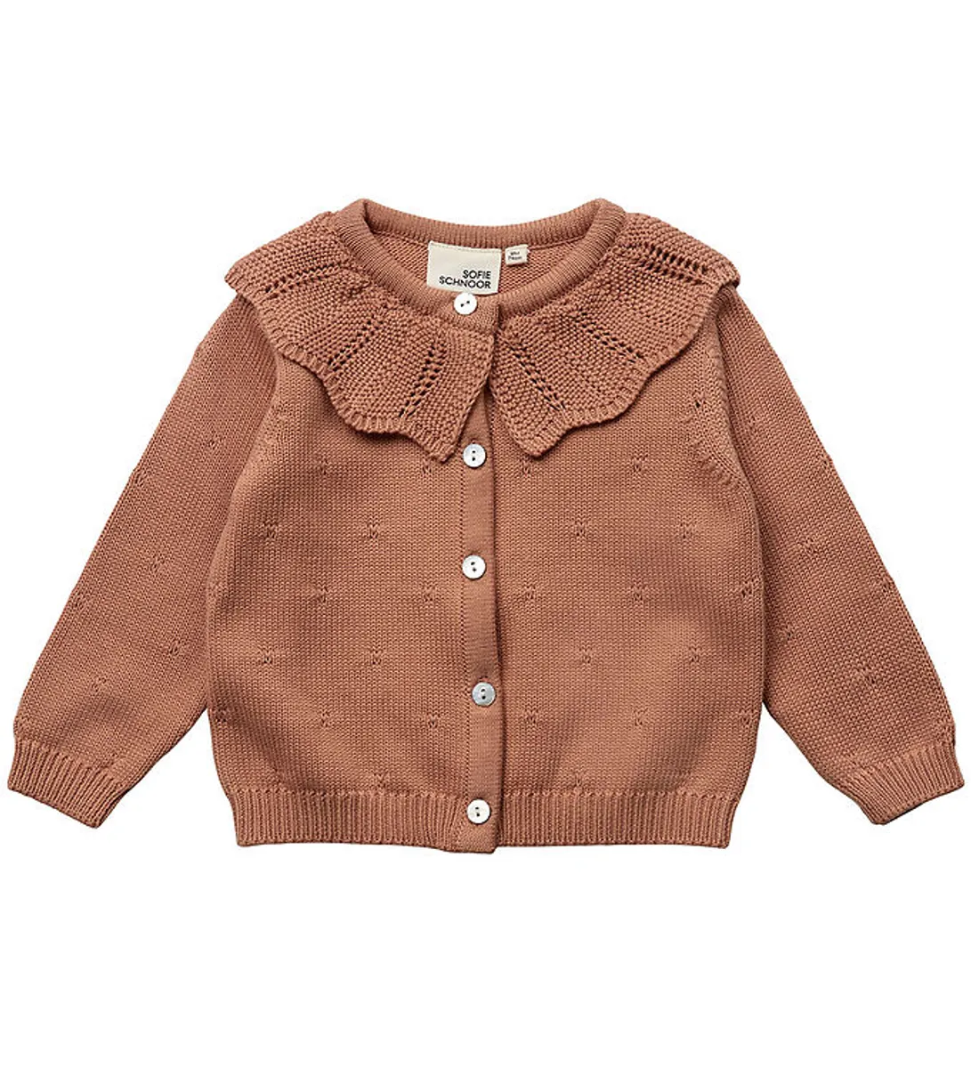 Sofie Schnoor Cardigan - Strik - Rosy brown