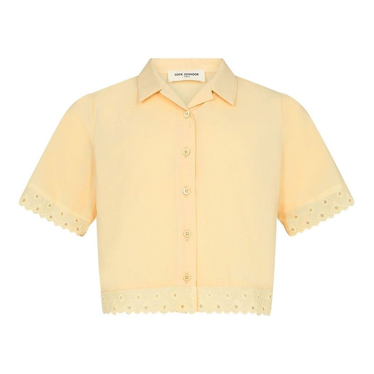 Sofie Schnoor Girls Skjorte - Light Yellow