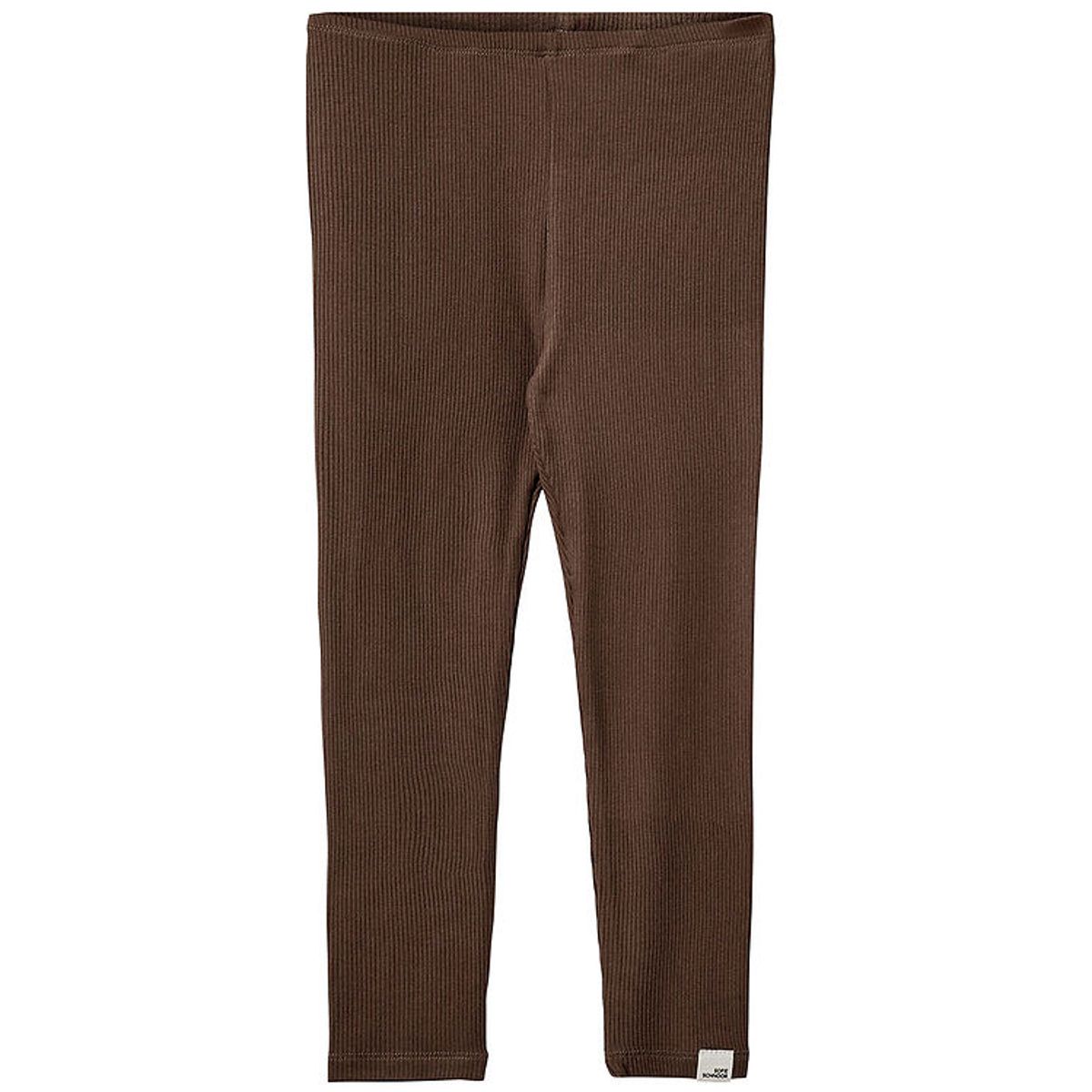 Sofie Schnoor Leggings - Rib - Chocolate Brown