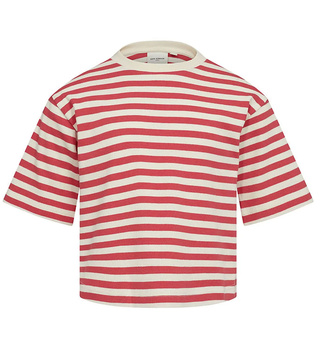 Sofie Schnoor T-shirt - Rib - Berry Red