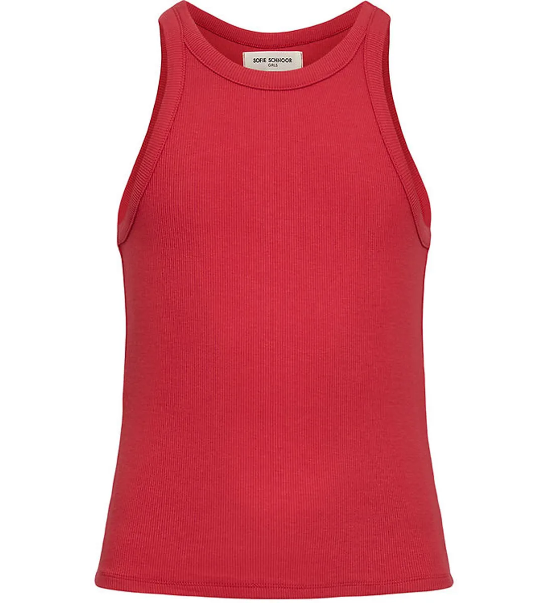 Sofie Schnoor Top - Rib - Berry Red