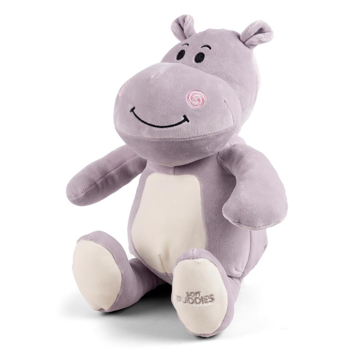 SOFT Buddies Grey Hippo - bamser - Legekammeraten.dk