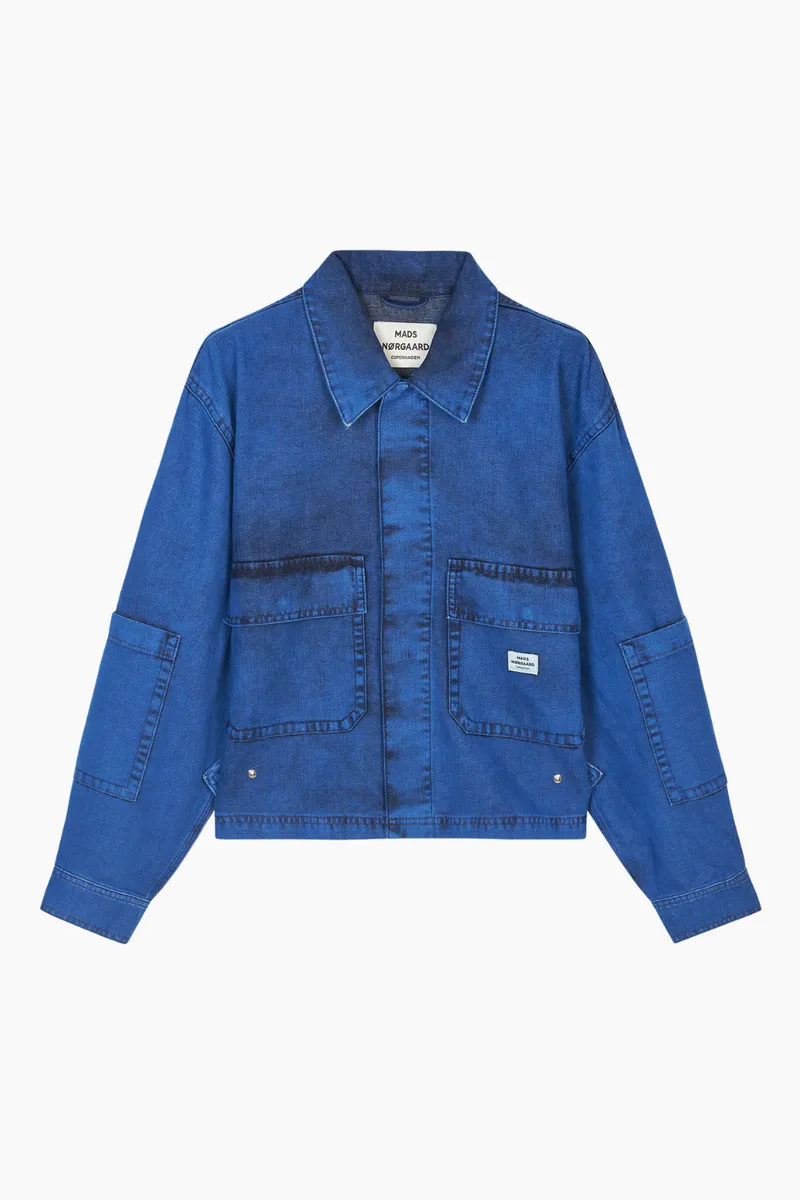 Soft Denim Soleil Jacket - Bluing - Mads Nørgaard - Blå XS/S