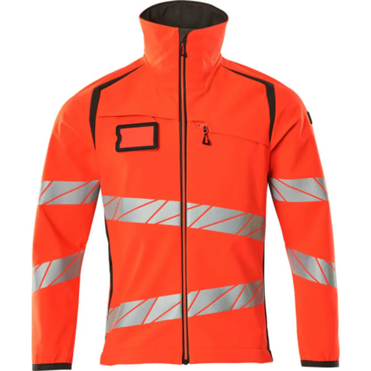 SOFTSHELL JAKKE,4XL,HI-VIS RØD