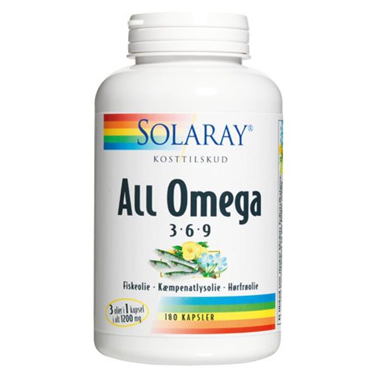 Solaray All Omega 3-6-9 180 kaps.