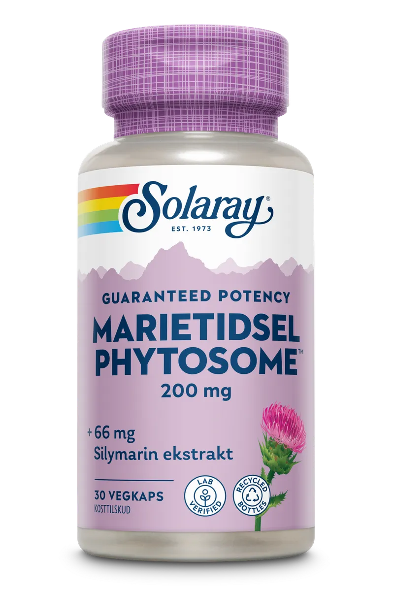 Solaray Marietidsel Phytosome - 30 kapsler