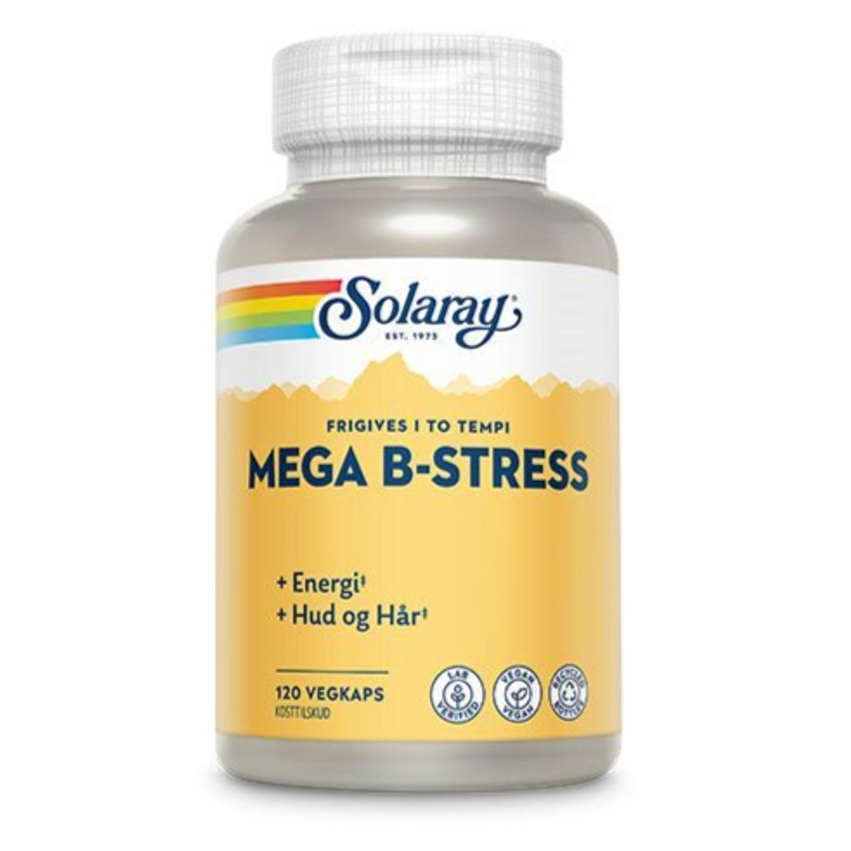 Solaray Mega B-stress - 120 kapsler