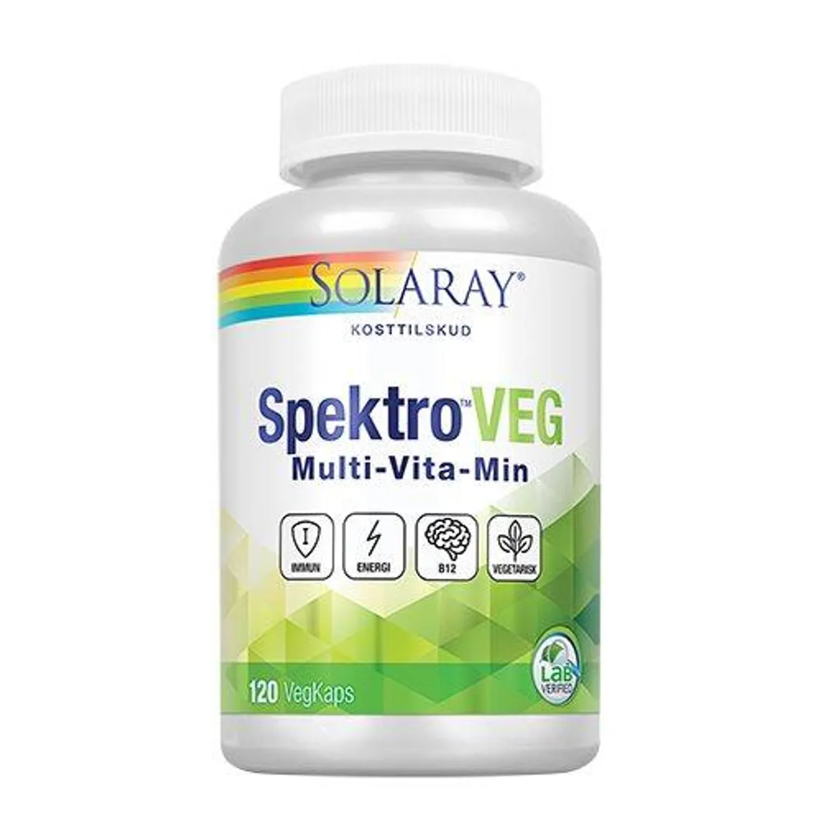 Solaray Spektro VEG, 120kap.