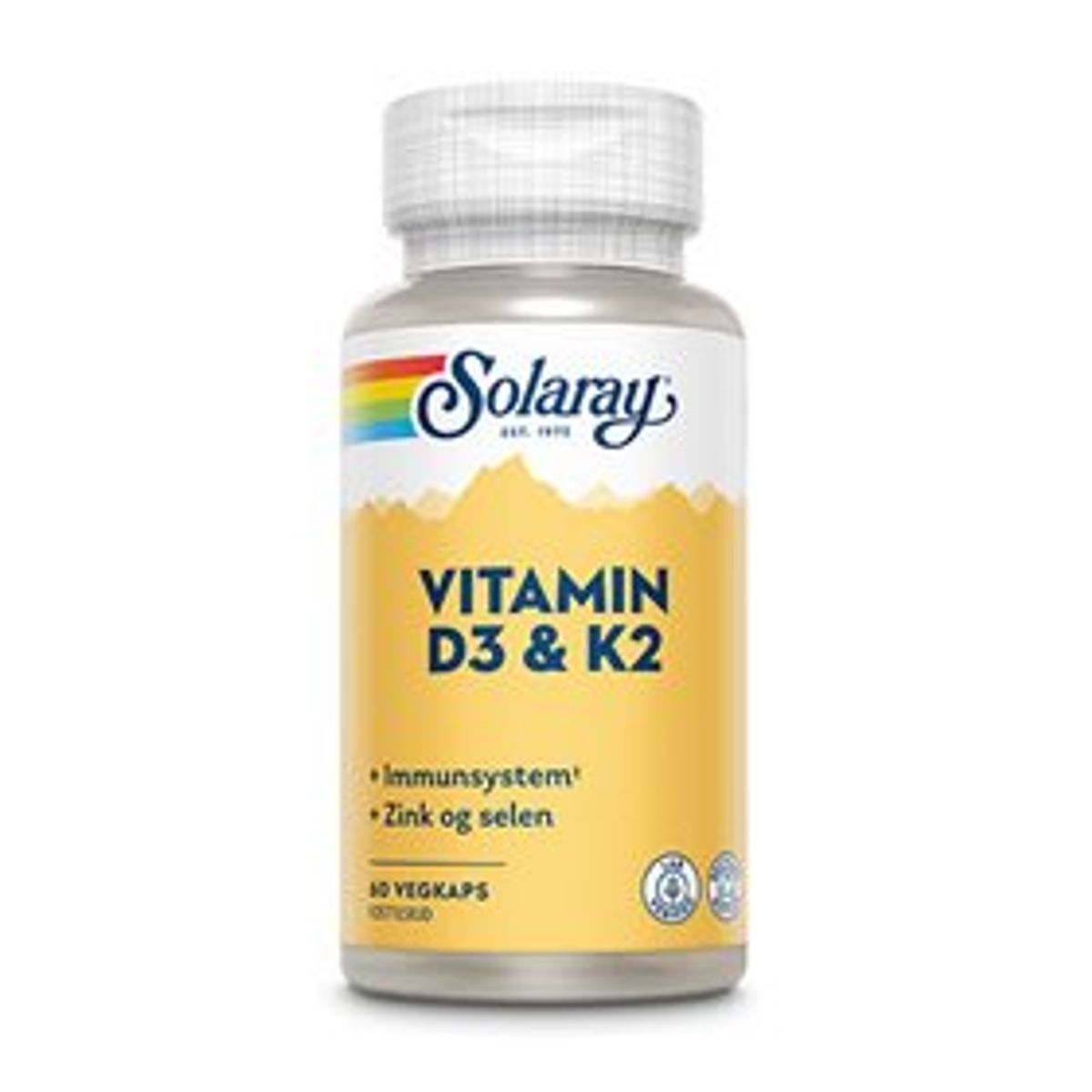 Solaray Vitamin D3 & K2 &bull; 60 Kap.