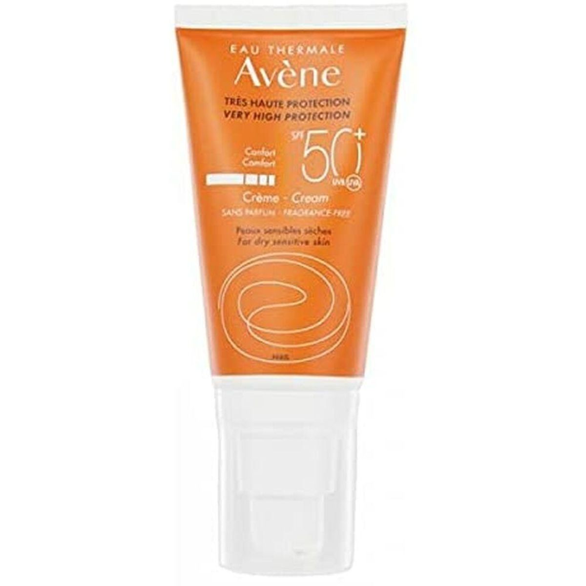 Solcreme til ansigtet Avene Uden parfume Spf 50+ (50 ml)