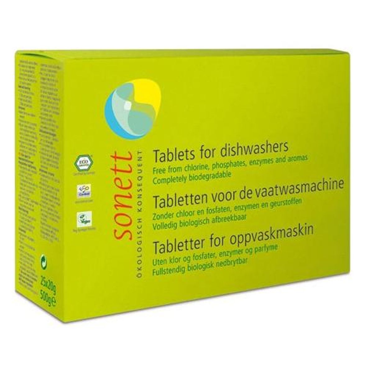 Sonett Opvasketabs, 25*20gr