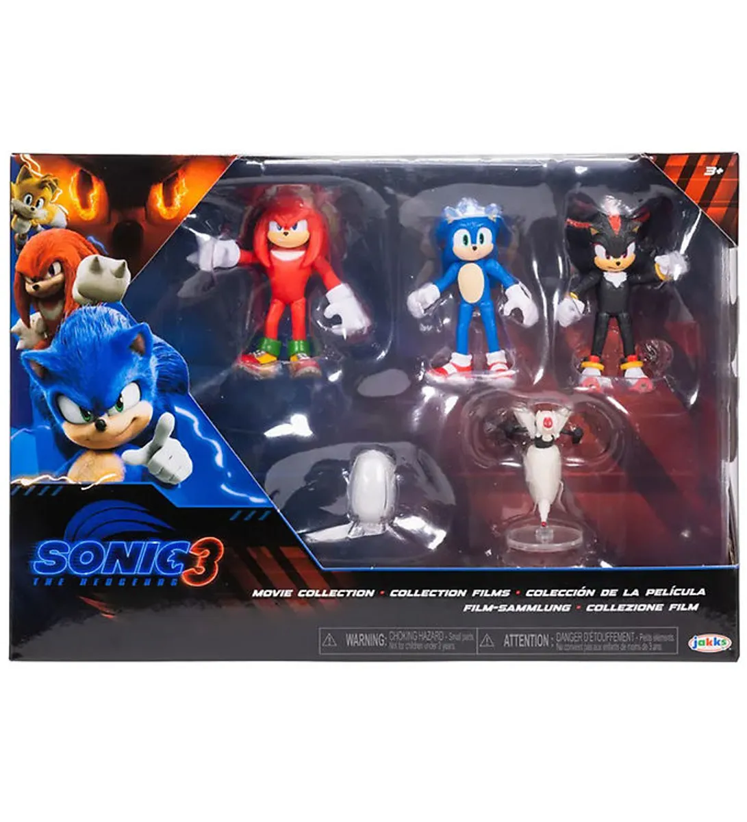 Sonic Figurer - 12,7 cm - 5 Stk. - Multi-Pack