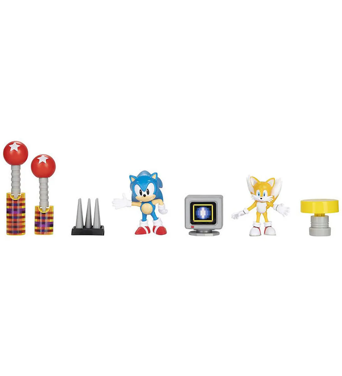 Sonic Legesæt - Diorama Set - Figure - 7 Dele