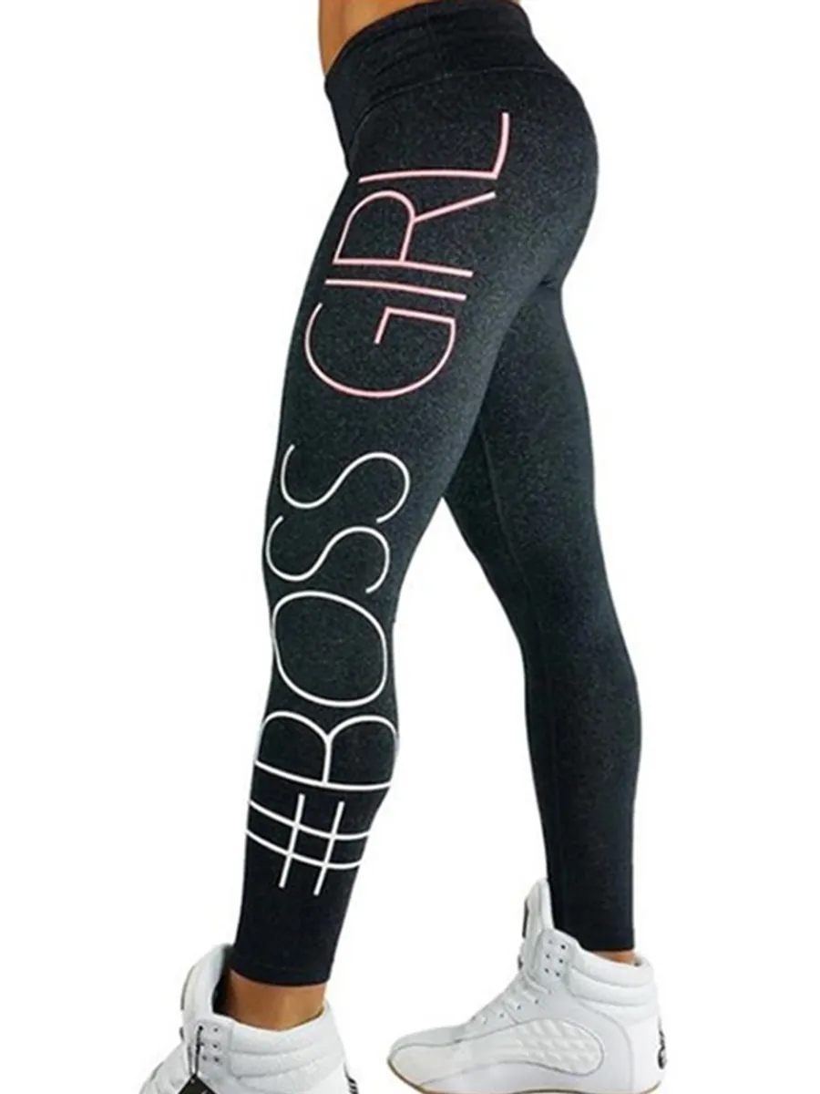 Sort Boss girl leggings