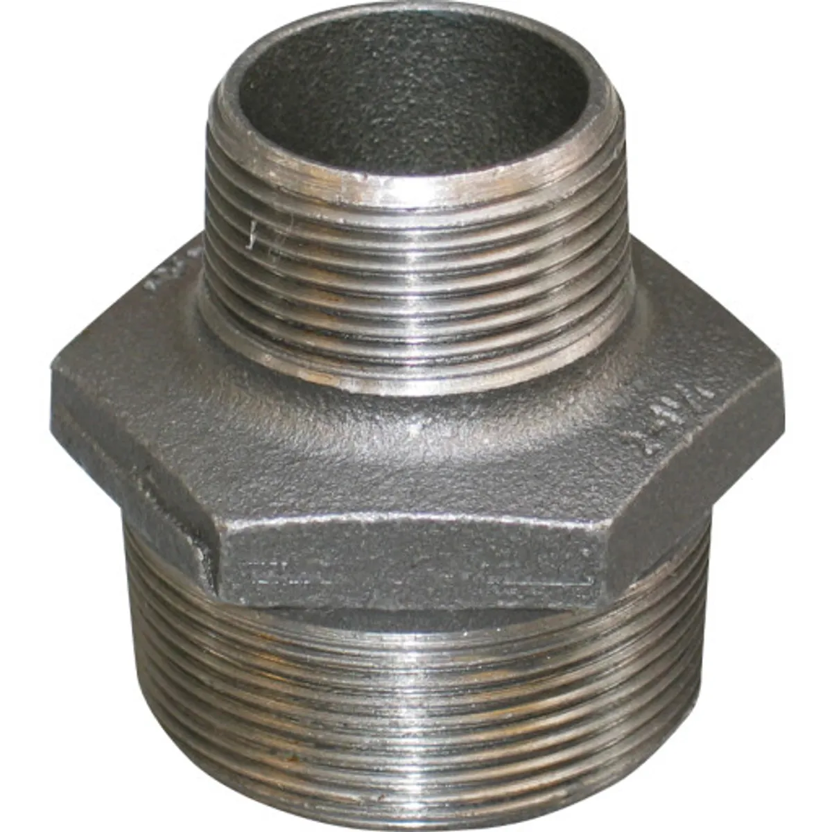 Sort brystnippel 3/4" x 1/2"