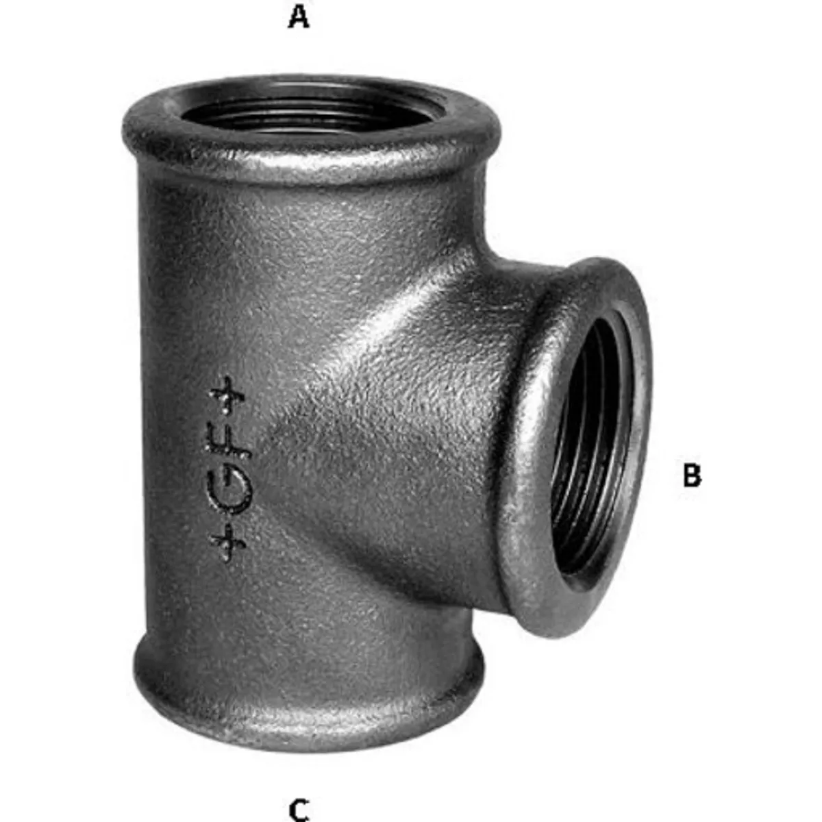 Sort tee 1 1/2" x 1 1/2" x 1/2"