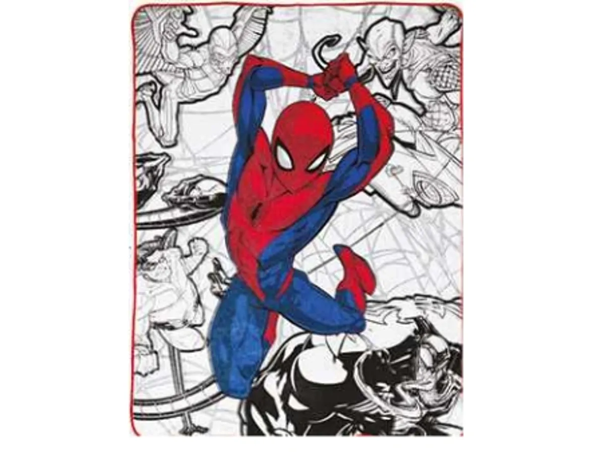 Spiderman Fleece Tæppe - 130 X 170 Cm