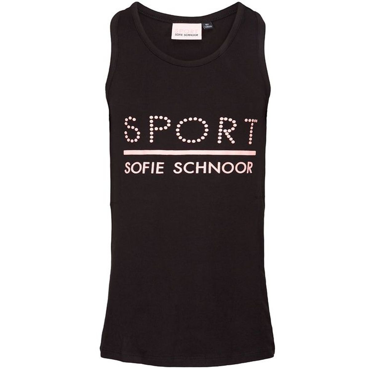 Sport by Sofie Schnoor Top - Pi - Sort/Rosa m. Logo