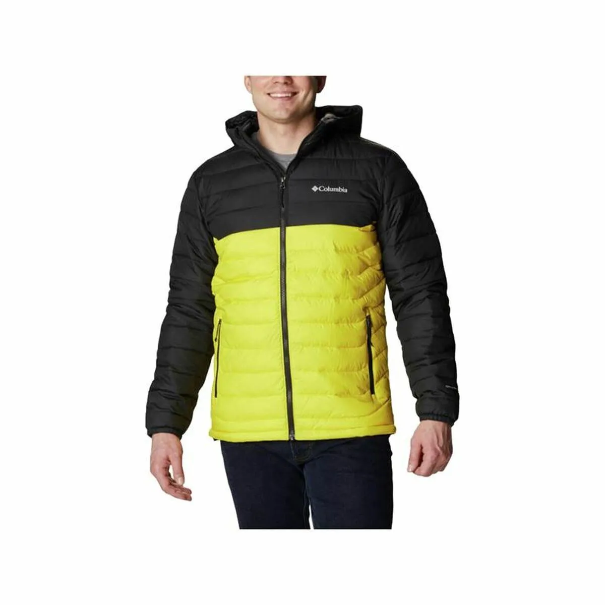 Sportsjakke til Mænd Columbia Powder Lite&trade; Sort M