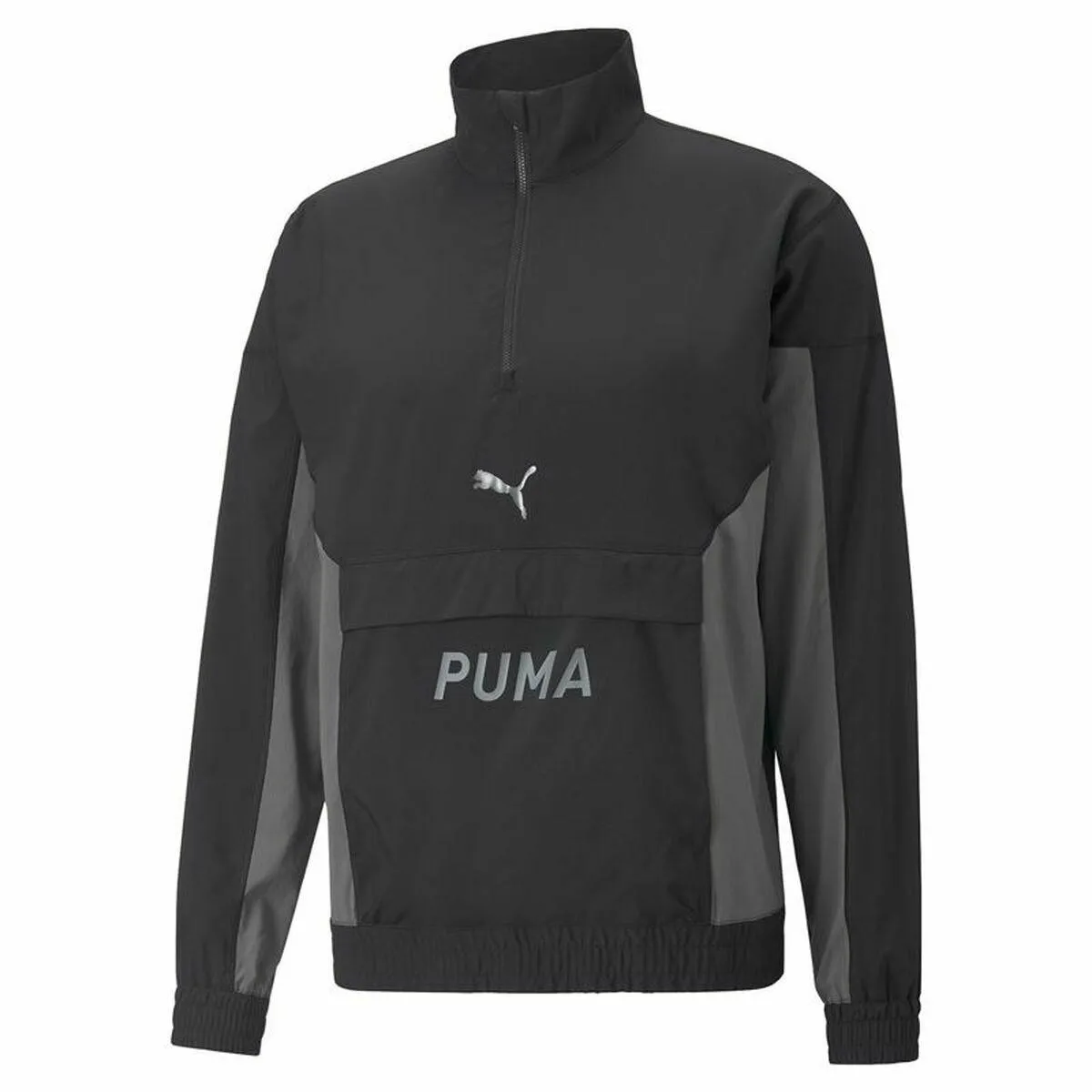 Sportsjakke til Mænd Puma Fit Woven Sort M