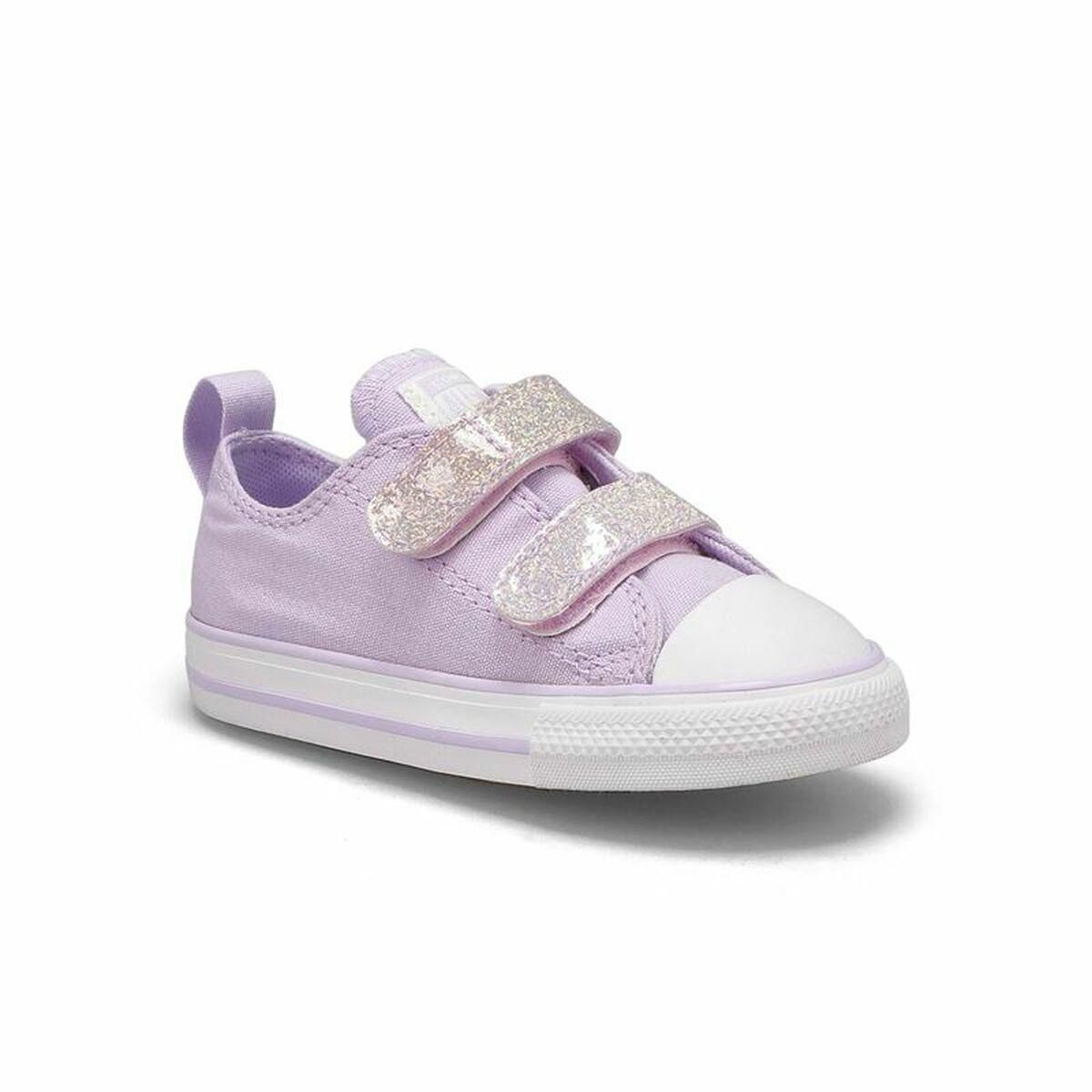 Sportssko til baby Converse Chuck Taylor All-Star 2V Lavendel 26