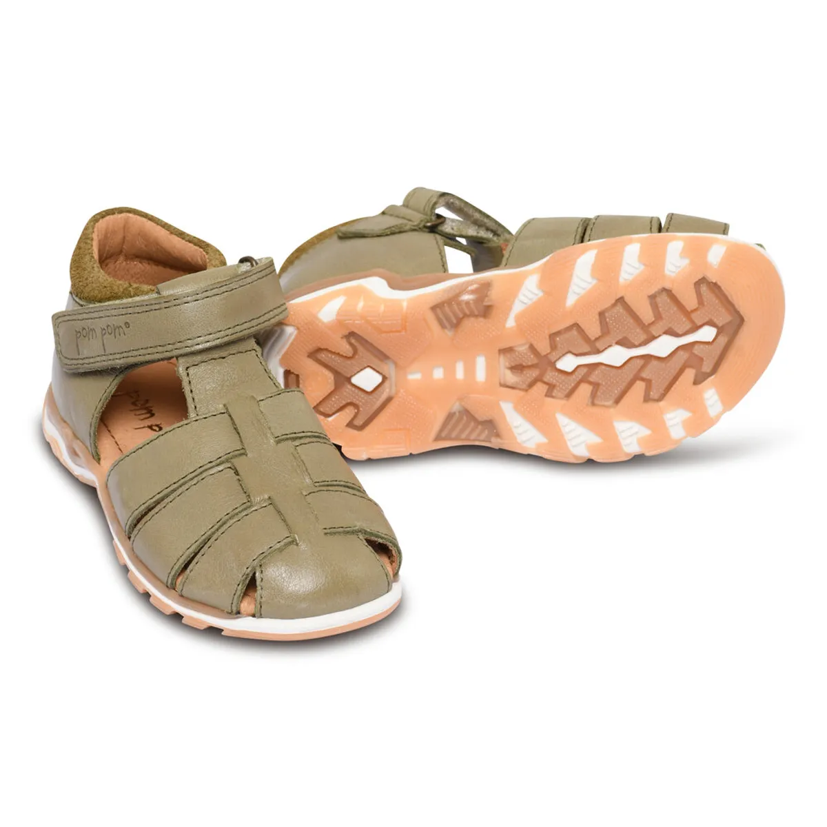 Sporty Velcro Sandal - Dusty Olive - 24