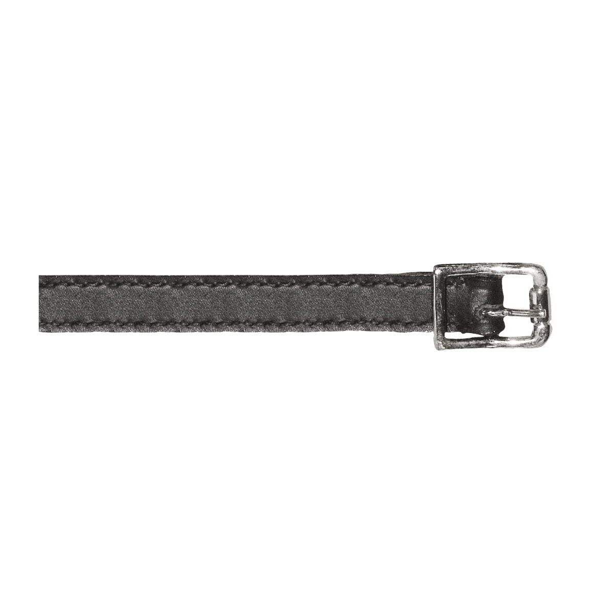 Spur-Straps Leather, black, ca. 46 cm