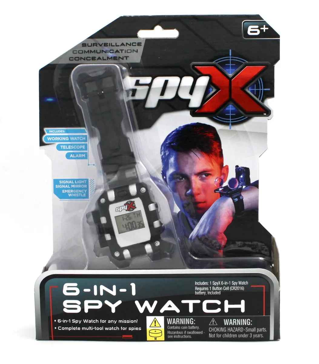 SpyX 6 I 1 Spion Ur - spion - Legekammeraten.dk