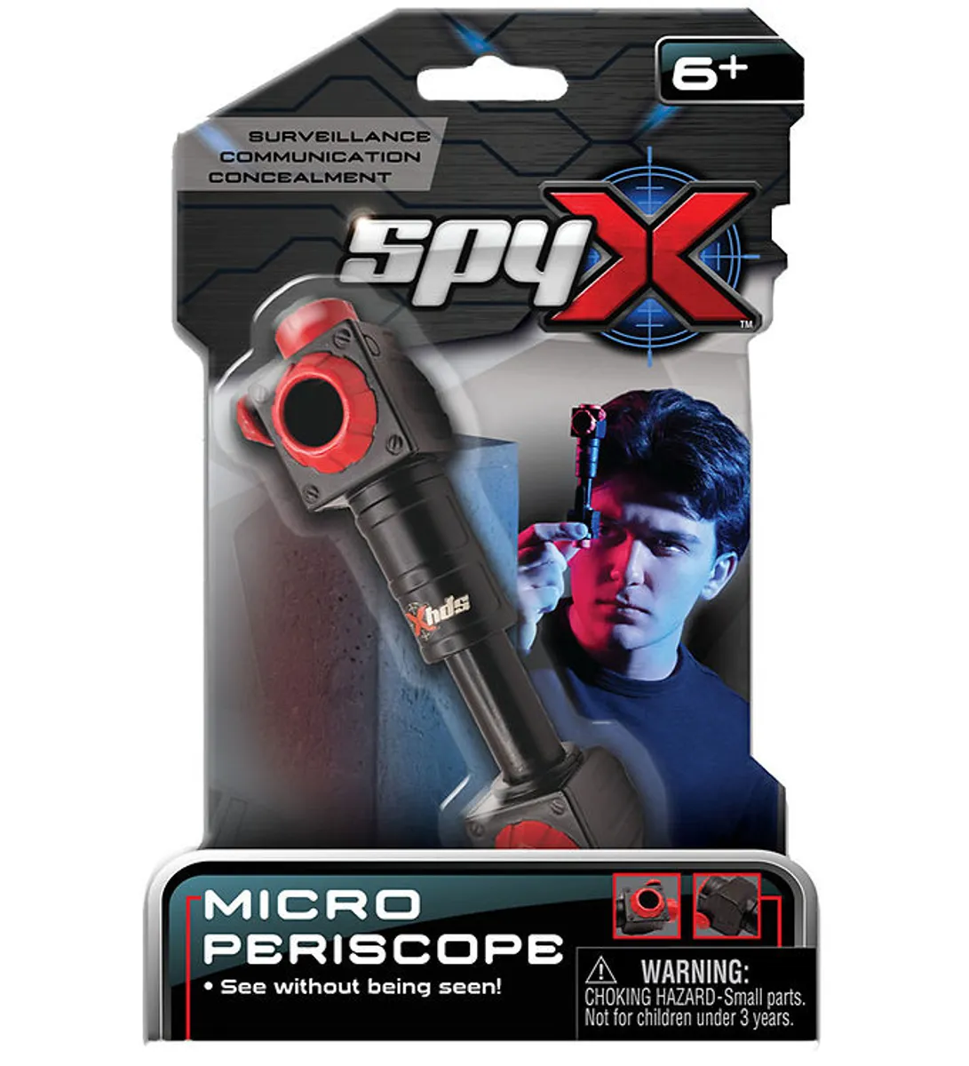 SpyX - Micro Periscope - Sort/Rød