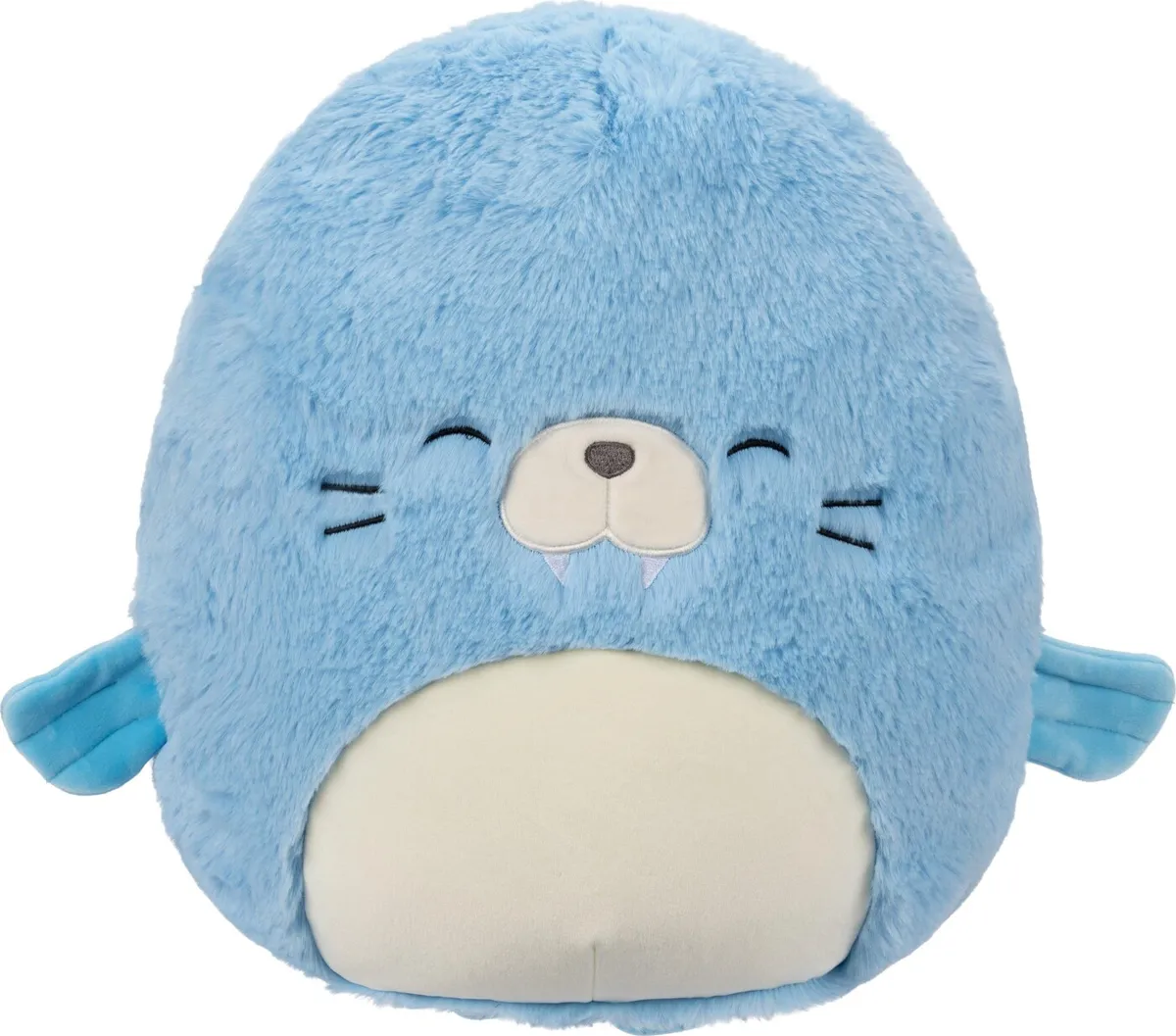 Squishmallows - 30 Cm Bamse P21 Fuzz A Mallows - Harvey Walrus