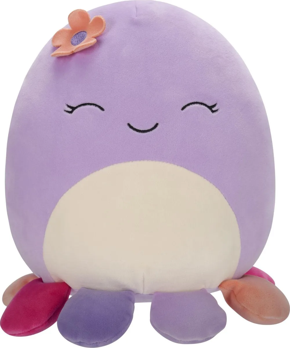 Squishmallows Bamse - Beula Octopus - 25 Cm