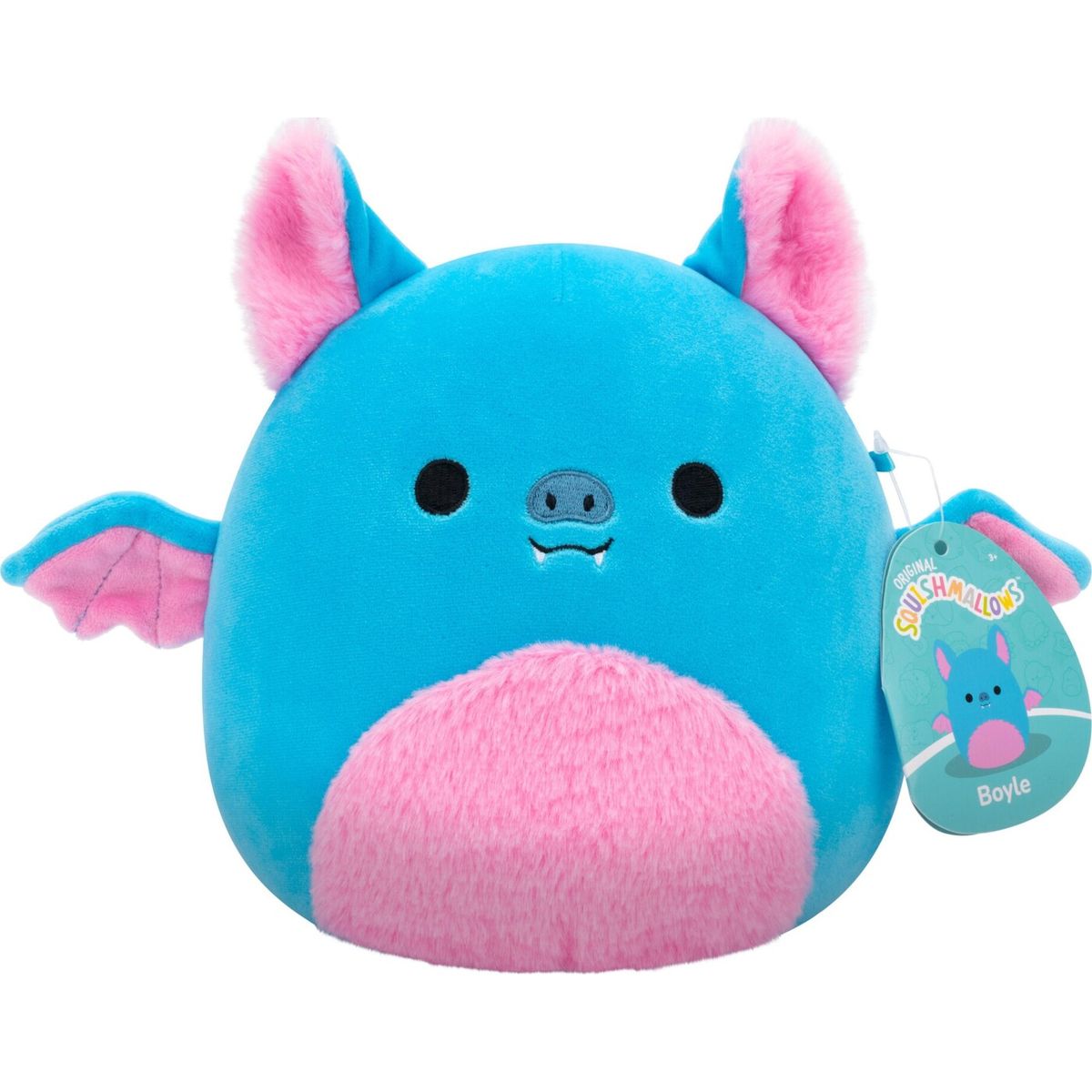 Squishmallows Bamse - Boyle Flagermus - 19 Cm