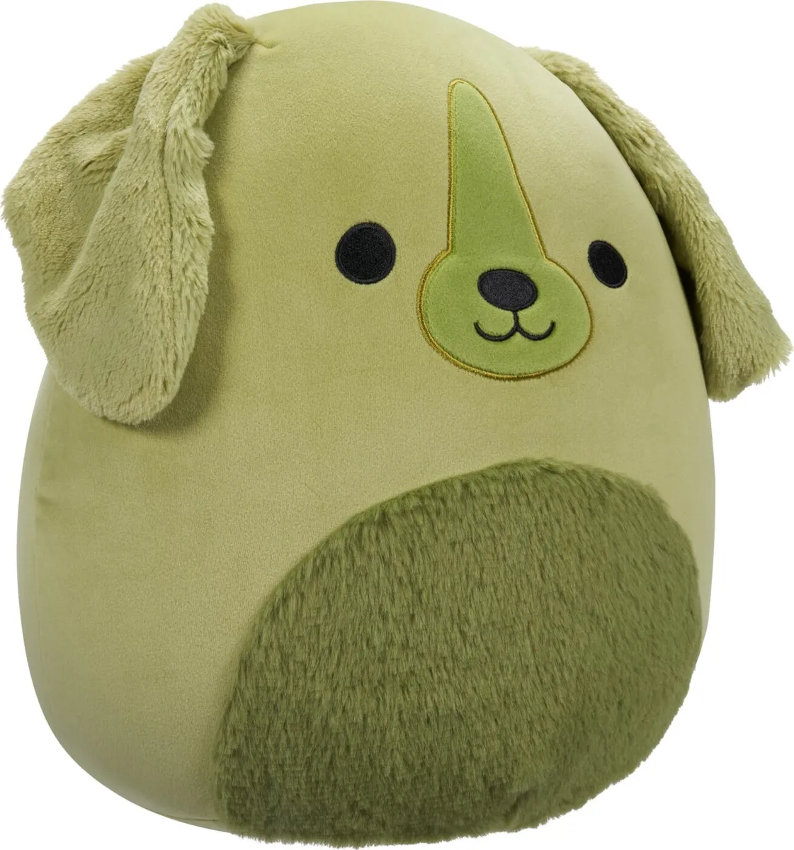 Squishmallows Bamse - Brad Retriever Hund - Grøn - 30 Cm