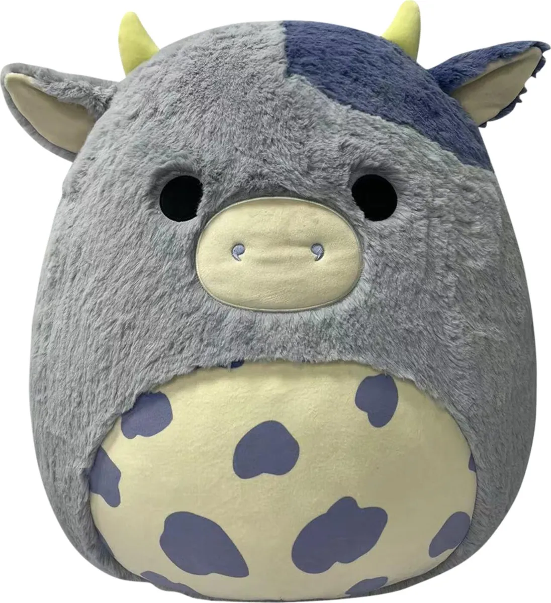 Squishmallows Bamse - Fuzz A Mallows - Bubba Cow - 50 Cm