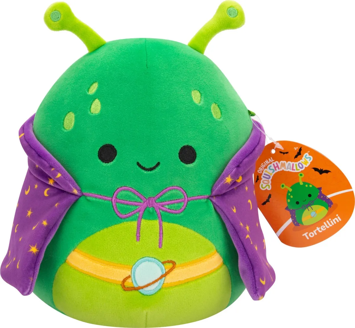 Squishmallows Bamse - Halloween - Tortellini Alien - 19 Cm