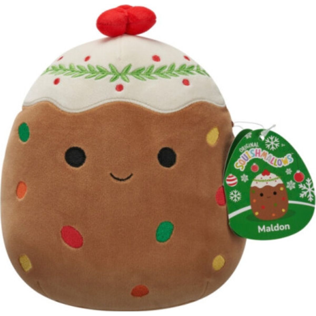 Squishmallows Bamse - Holiday - Maldon Frugt Kage - 19 Cm