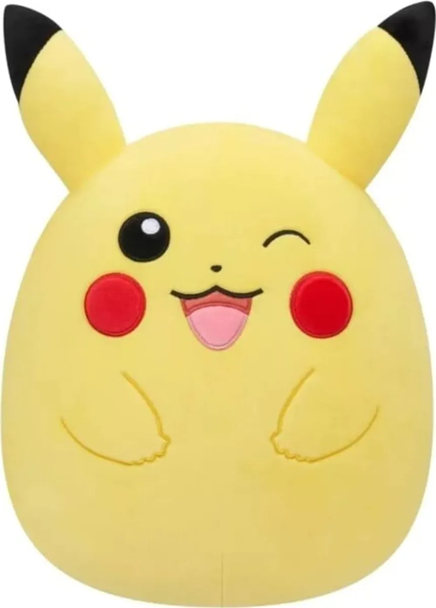 Squishmallows Bamse - Pokémon - Blinkende Pikachu - 50 Cm