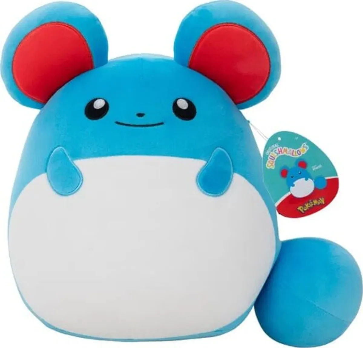 Squishmallows Bamse - Pokémon - Marill- 25 Cm