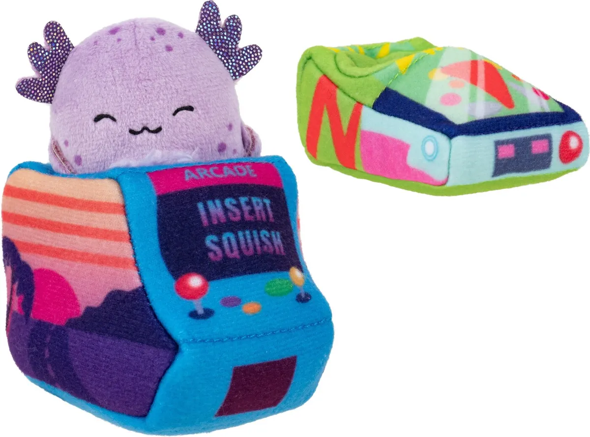 Squishmallows Bamse - Squishville Arcade Adventures Sæt