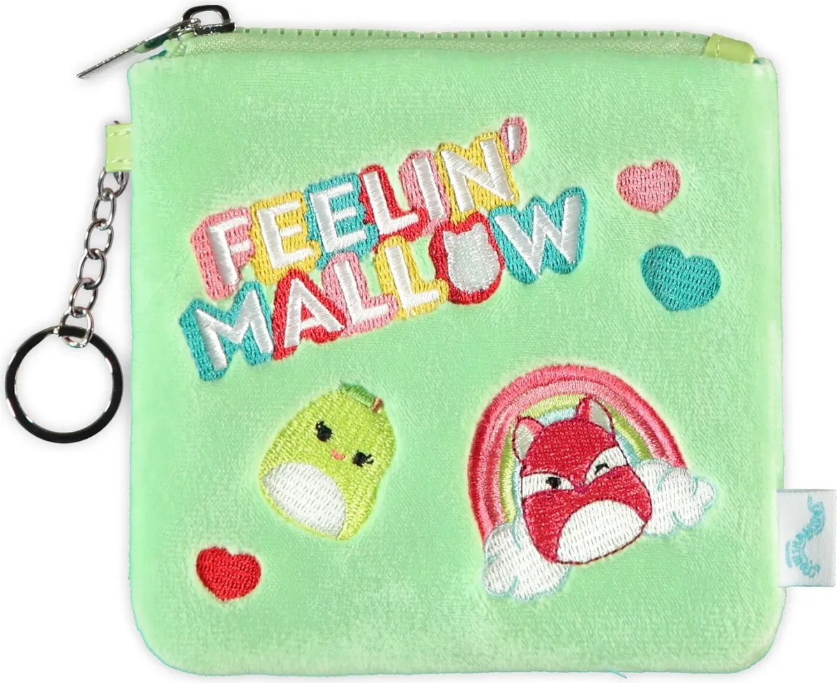 Squishmallows - Feeling Mallow Grøn - Pung Til Børn