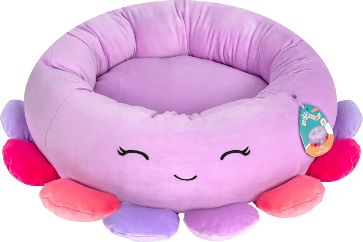 Squishmallows Pet Bed - Beula Octopus - Kæledyrsseng - 61 Cm