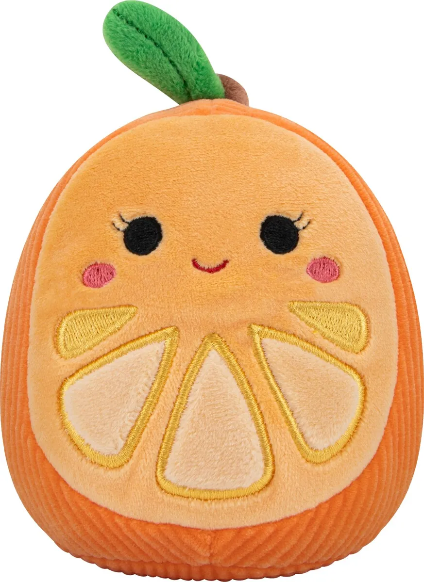 Squishmallows - Pets Hundelegetøj Med Pibelyd - Orange - 18 Cm Frugt