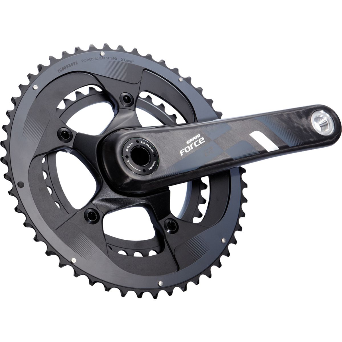 SRAM Crankset Force BB30 Yaw Q-factor 145mm BOOST No 50/34T 172.5mm