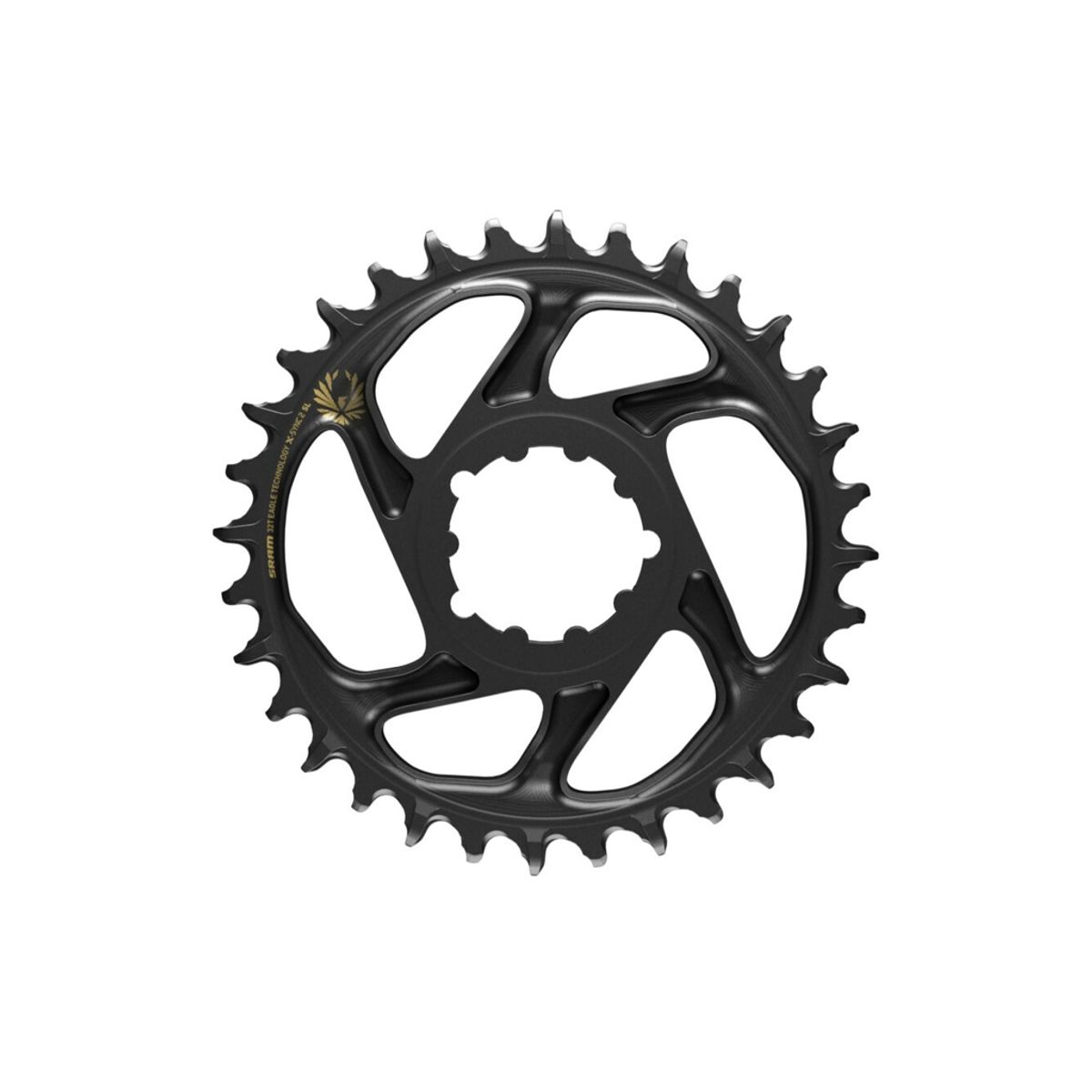 Sram Eagle - Klinge 32 tands rund - 1 x 12 gear - Direct Mount - 3 mm offset - Gold