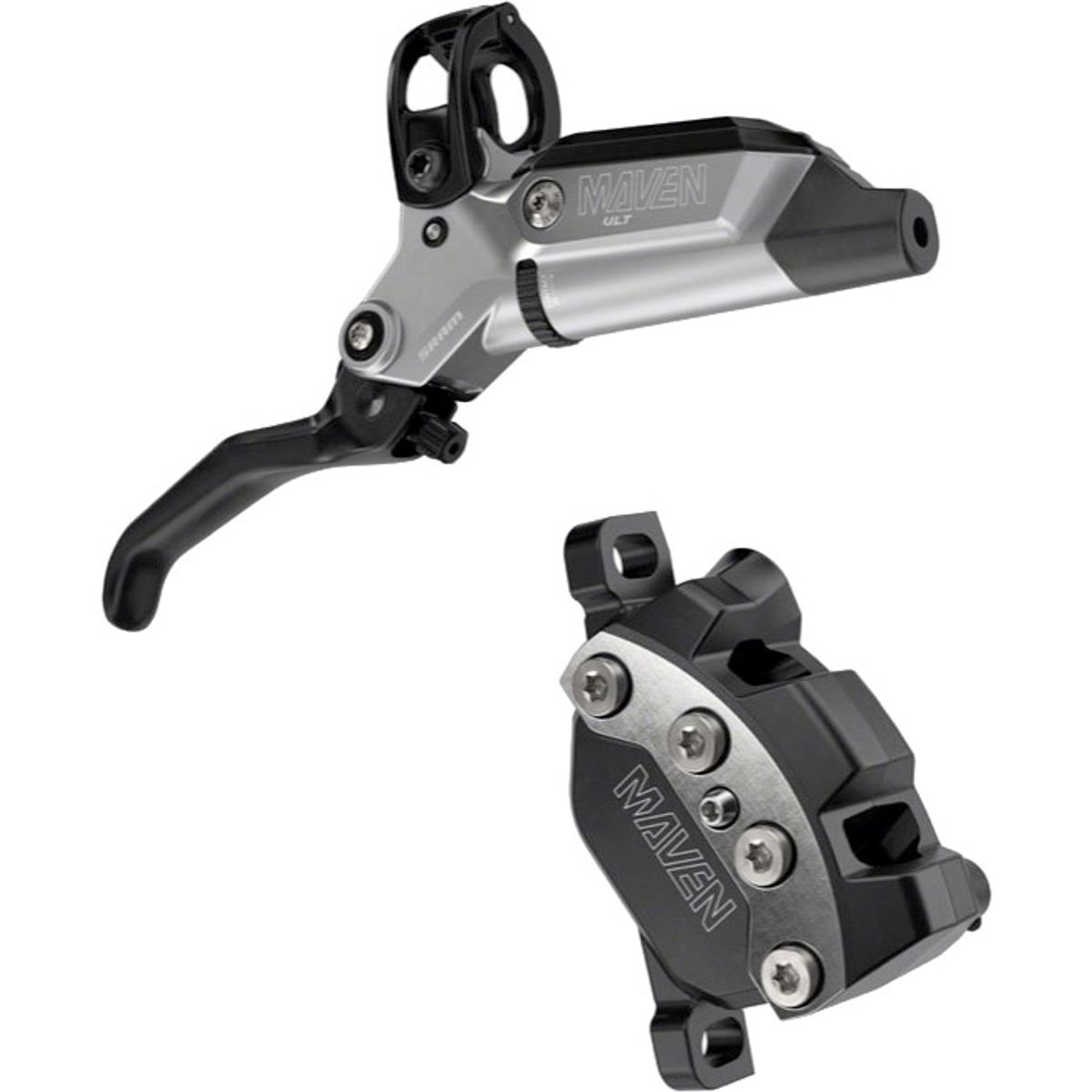 SRAM Hydraulic Disc Brake Maven Ultimate Stealth [FRONT] - Clear Anodized