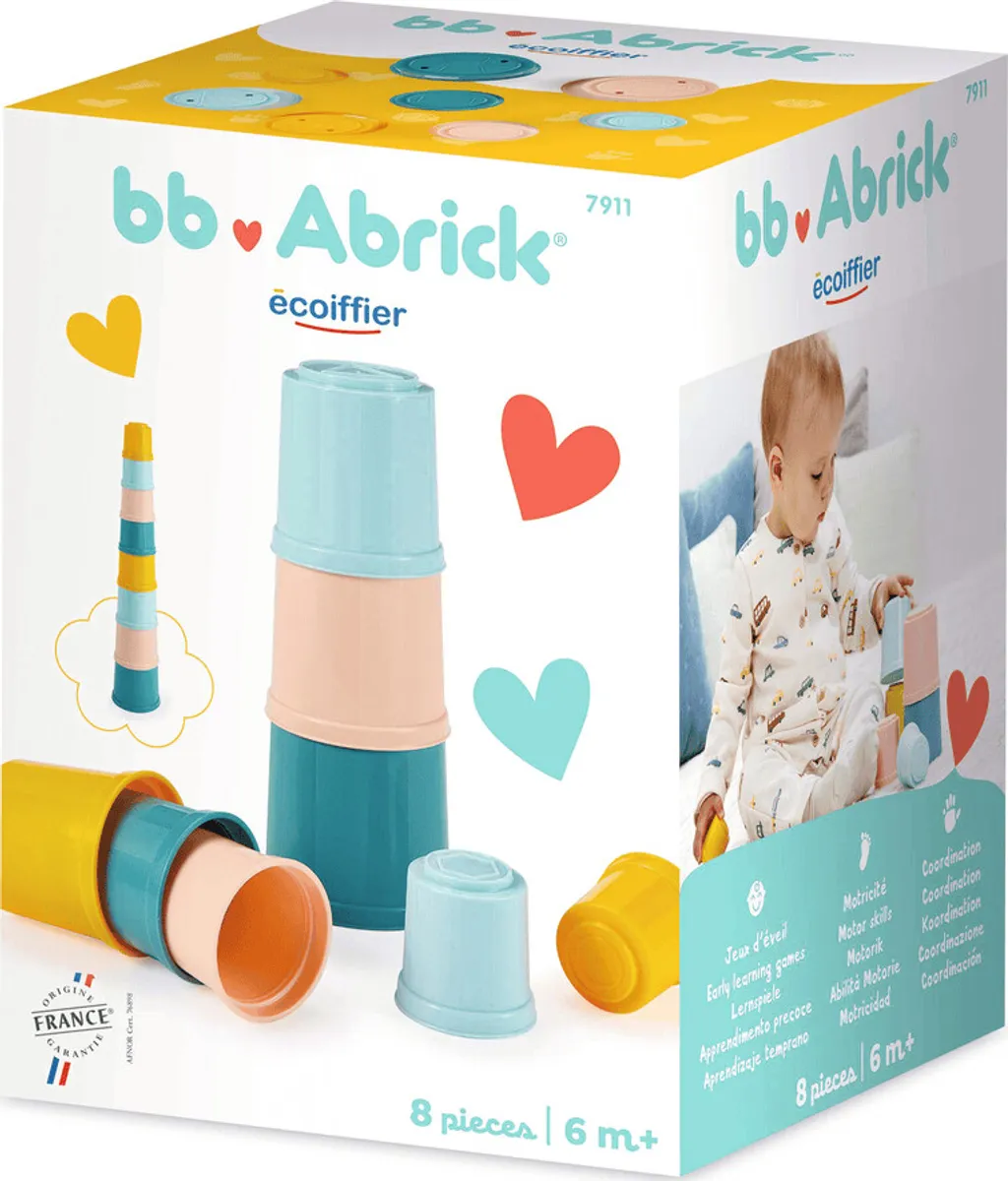 Stablekopper - 8 Dele - Ecoiffier Abrick