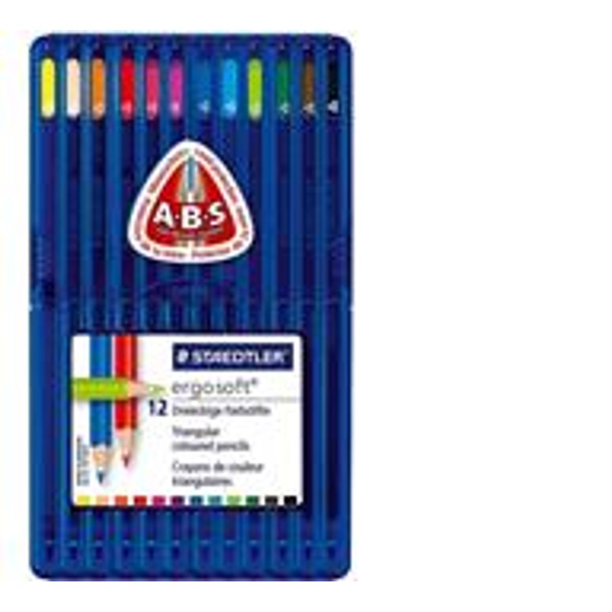 Staedtler ergosoft farveblyanter, 12 stk