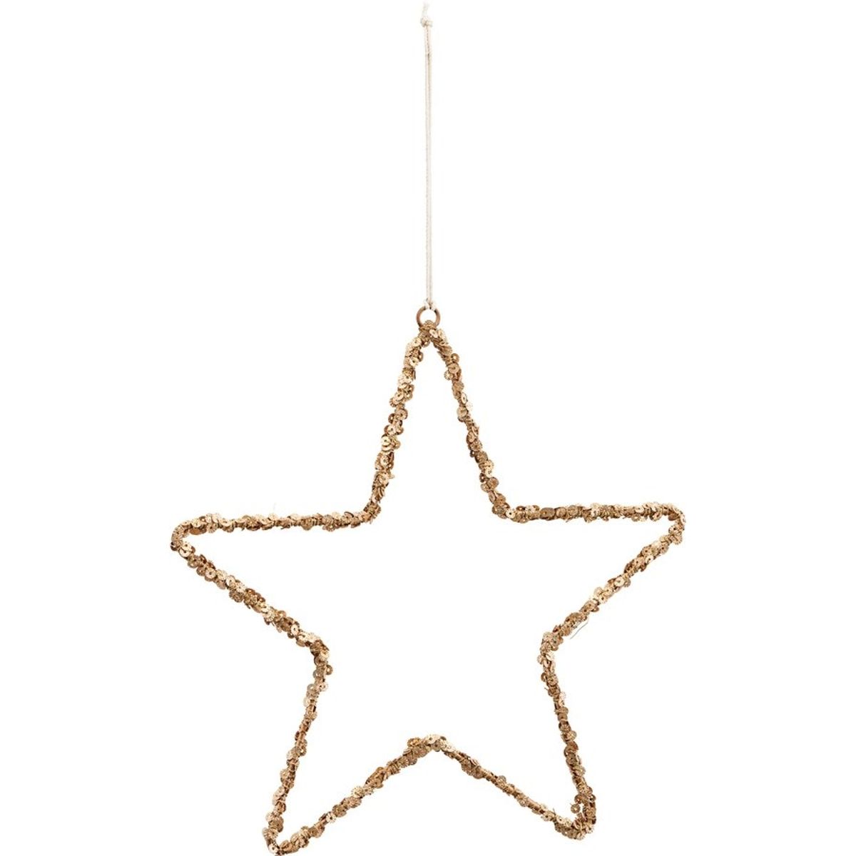 Star, Ornament, natur, 21 cm