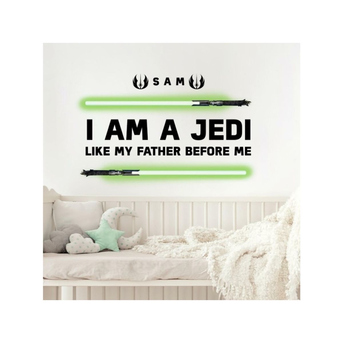 Star Wars ''I Am A Jedi, Like My Father Before Me'' Wallstickers