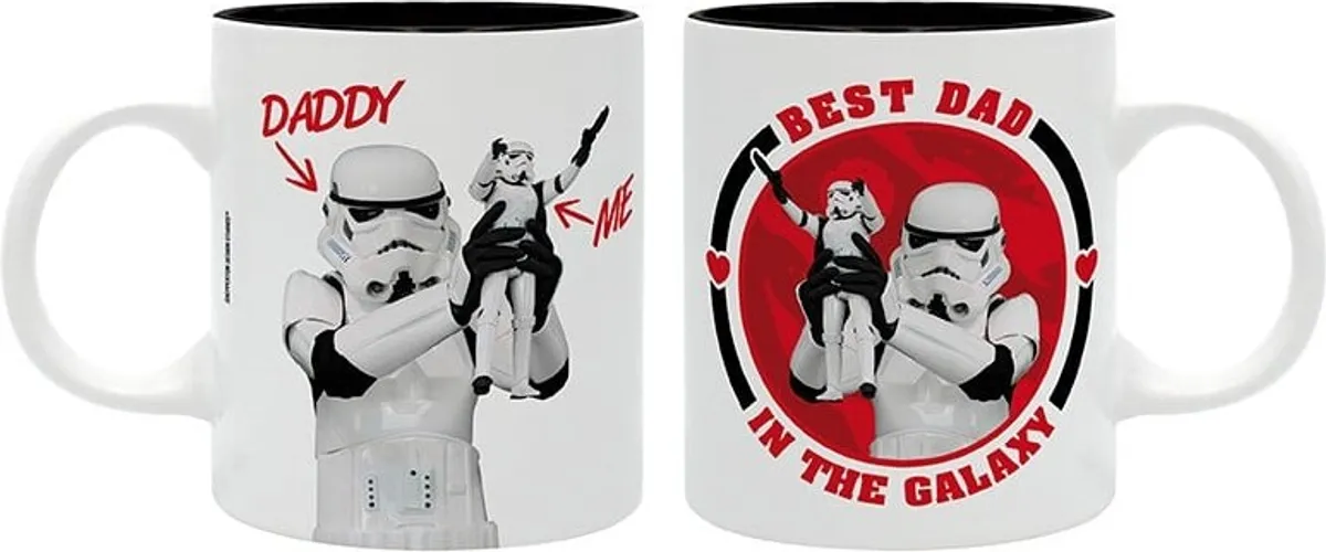 Star Wars Krus - Stormtrooper - Best Dad In The Galaxy - 320 Ml